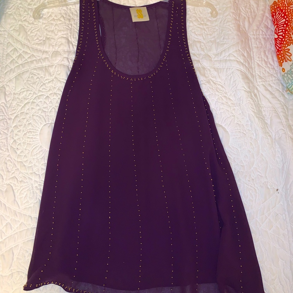 Purple tank top